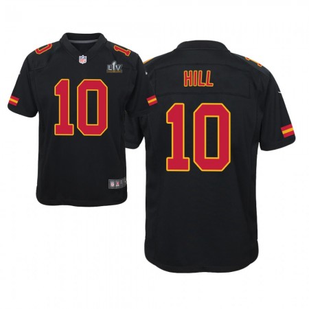 Camiseta Hombre Kansas City Chiefs Tyreek Hill 10 Nike Negro 2021 Super Bowl LV Camiseta Hombre Kansas City Chiefs Tyreek Hill 10 Nike Negro 2021 Super Bowl LV